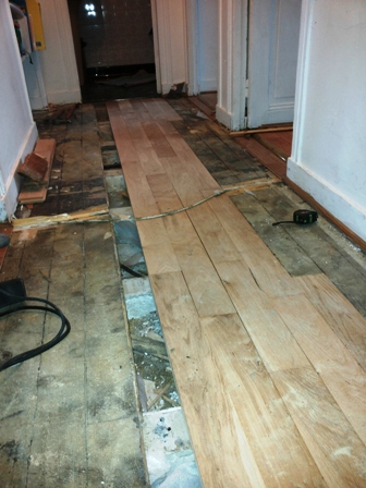 Réparation parquet
